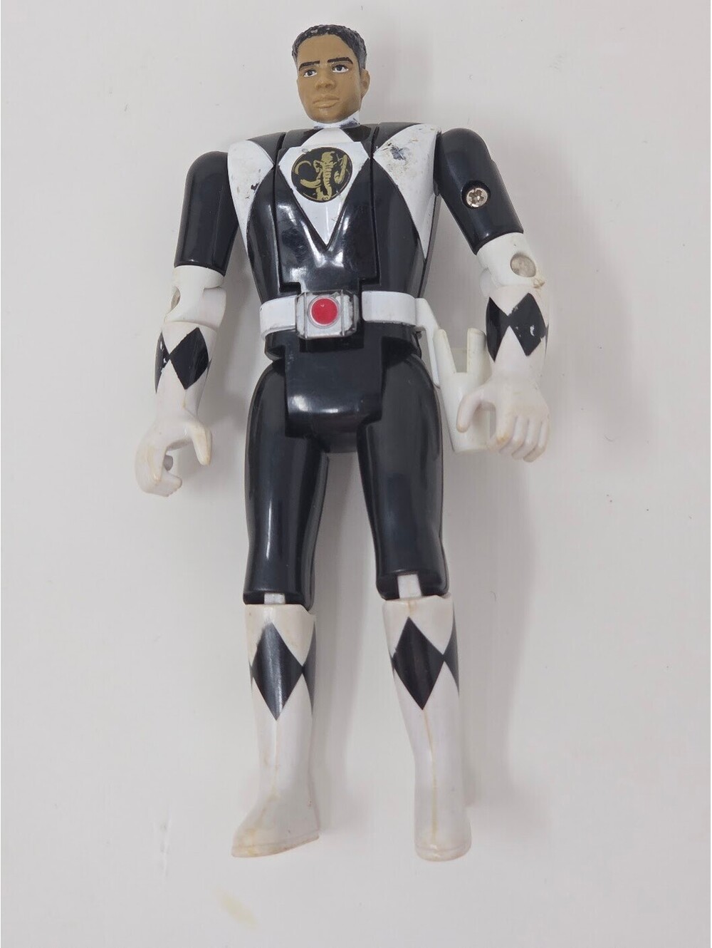 1993 Black Power Ranger Quick Change Action Figure Vintage Character Toy